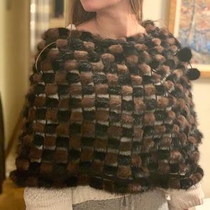 ✨MINK FUR✨ Poncho